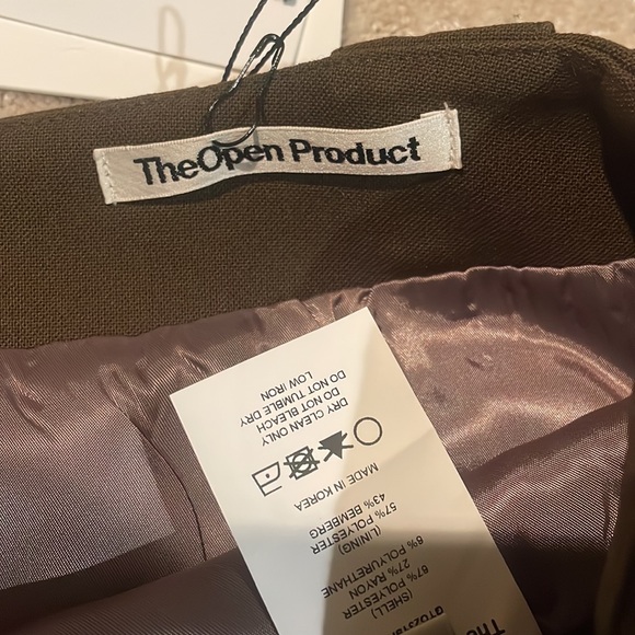 OPEN YY Khaki belted Mini skirt - Picture 10 of 10